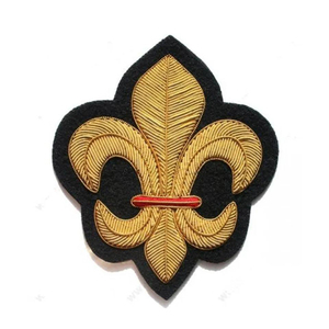 Badges brodés à la main de luxe, qualité supérieure, patchs brodés faits main avec logo personnalisé, service OEM, taille OEM, marque privée - Product Image 2