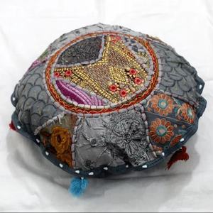 Almohada de suelo Boho Cojín de suelo redondo Funda de cojín de meditación - Product Image 1