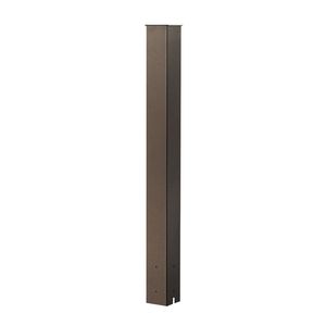Cassetta Postale in Metallo Resistente 43 X 4 X 4 Pollici, Acciaio Verniciato a Polvere, Montaggio a Terra, Design Elegante per Uso Domestico con Serratura a Chiave - Product Image 1