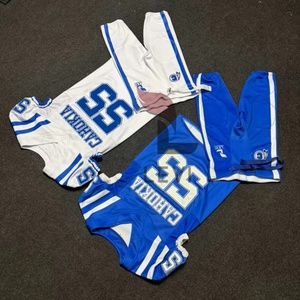 Conjunto de Uniforme de Fútbol Americano Personalizado para Hombre, Incluye Camiseta y Pantalones, 100% Poliéster - Product Image 2