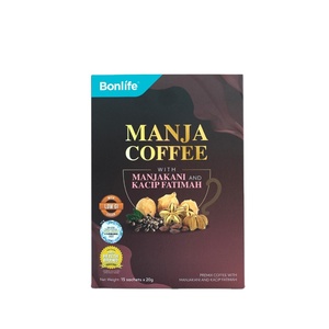 Manja กาแฟสำเร็จรูปพร้อม Manjakani & kacip Fatimh ครีมเปรี้ยวมีคาเฟอีน1กล่อง - Product Image 5