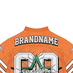 Maillot de football américain en mesh de haute qualité, design optimal, vente en gros, logo personnalisé, streetwear, maillots pour fans de football américain - Product Image 5