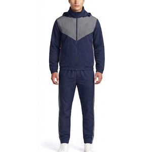 Nouveauté Hiver : Ensemble coupe-vent léger pour homme avec capuche, en tissu polyester/nylon respirant et écologique - Product Image 1