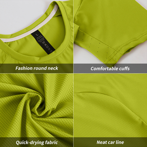 T-shirt de sport léger, personnalisé, à séchage rapide, anti-plis, pour la course, la gym et l'entraînement musculaire pour hommes - Product Image 6