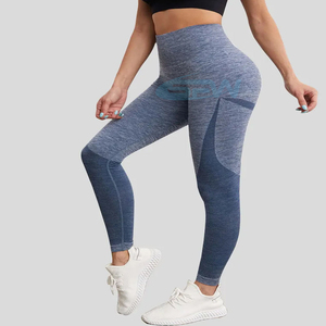 Leggings de sport pour femmes, taille haute, extensibles, pour yoga et entraînement, doux et confortables, vêtements de sport, prix de gros, service OEM - Product Image 3