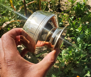 Kalash en laiton traditionnel, pot à eau décoratif pour la Pooja, récipient hindou pour la prière au temple, à la maison, à l'autel, pour les mariages et les cultes - Product Image 5