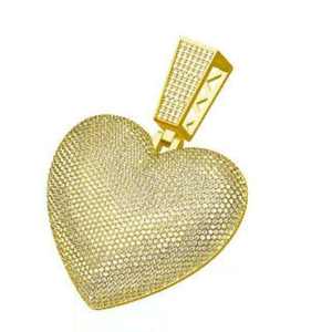 Collar con Colgante de Corazón de Moissanita Personalizado al por Mayor, Chapado en Oro de 18K, Joyería de Moda para Hombre y Mujer, Oro Rosa - Product Image 2