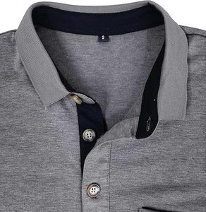 T-shirt de sport de luxe personnalisé de haute qualité pour homme – Maillot de golf à manches courtes séchage rapide en polyester/coton - Product Image 6