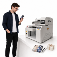 A3 UV-Flachbettdruckmaschine ST3040 für Individuelle Handyhüllen, Ledergeldbörsen, Notizbücher, Stifte und Kleine Geschenkartikel