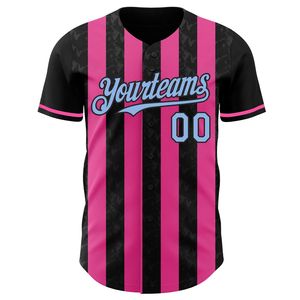 Full Button Printed Sports Jersey Quick Dry Breathable 100% Polyester Short Sleeve All Seasons - Product Image 4