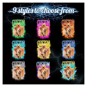 Camiseta Personalizada para Perro, Ropa Personalizada para Mascotas con Nombre, Foto, Texto, Logotipo, Suave y Cómoda, para Perros y Gatos, Uso Diario - Product Image 2