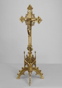 Artículo Personalizado, Artículo Nuevo, Acabado Antiguo, Dorado y Plateado, Artículos Religiosos Ortodoxos, Cruz Griega - Product Image 6