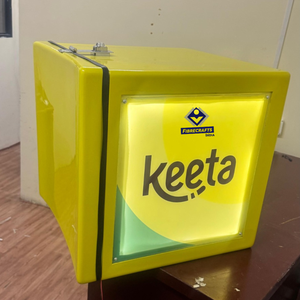 Boîtes de livraison de repas pour vélos à effet LED, design 2026, haute qualité, meilleur prix d'un exportateur indien - Product Image 4
