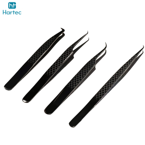Best Supplier New Trendy Customized Made High-Precision Salon-Grade Pointed Stainless Steel Eyelash Extension and Volume Tweezer - Product Image 5