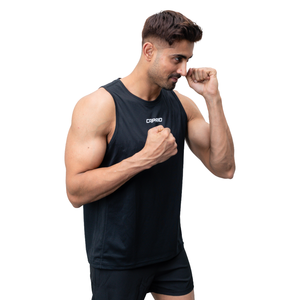 Camisetas sin mangas Caprio para hombre, 100% algodón, transpirables, de secado rápido, cuello redondo, personalizables, OEM, ODM, marca privada, chaleco informal para gimnasio - Product Image 2