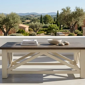 Mesa de Centro Bael, Ecológica, Duradera, Minimalista, de Madera Maciza, Acabado Natural, Estilo Japandi, Mueble para Sala de Estar - Product Image 2