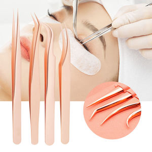 Pinzas para extensión de pestañas, herramienta profesional para extensión de pestañas para colocación precisa y separación de pestañas - Product Image 5
