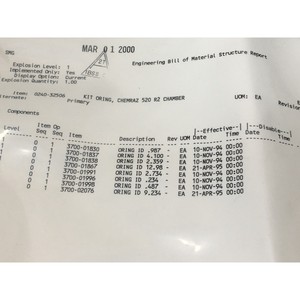 Kit de Juntas Tóricas AMAT 0240-32506 Chemraz 520 R2 para Cámara - Equipo y Piezas de Semiconductores de Confianza con Legado Global - Product Image 1