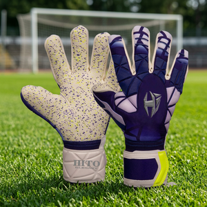 Fournisseur direct de l'usine Logo personnalisé Gants de gardien de but de meilleure qualité Protection supplémentaire des doigts Gants de gardien de but d'entraînement - Product Image 3
