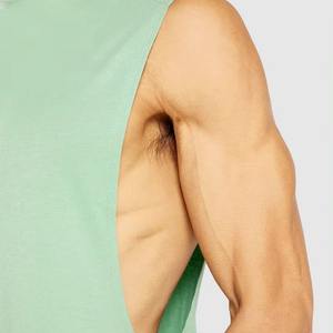 Camiseta sin mangas de algodón para hombre, estilo vintage desgastado, con bordado personalizado, para gimnasio y entrenamiento atlético - Product Image 3