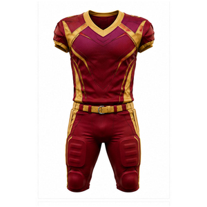 Top Trending American Football Uniform athletic gear built for comfort breathable fabric <b>padded</b> design and flexible set for sale - Product Image 1