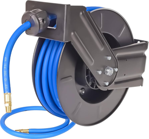 3/8 po. Enrouleur de tuyau d'air rétractable de 50 pieds, montage mural robuste à enroulement automatique pour garage et atelier, 300 PSI GAPGAR013 - Product Image 1