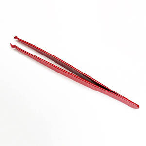 Pinzas para Cejas de Acero Inoxidable con Punta Inclinada, Antiestáticas, Duraderas, Estilo Moderno - Product Image 3
