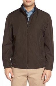 Veste en cuir véritable noire zippée de qualité supérieure pour homme, coupe ajustée, style décontracté, veste bomber pour homme, vestes de qualité pour homme - Product Image 1