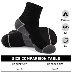 Chaussettes en coton pour hommes, vente en gros, qualité supérieure, confortables, respirantes, logo personnalisé imprimé, tissu doux, antidérapantes, OEM - Product Image 5