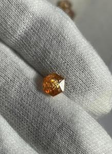 Pierre précieuse naturelle de pierre de soleil en vrac, multi-couches, orange, taille fantaisie, pour la fabrication de bijoux - Product Image 3