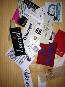 Etiquetas Personalizadas para Ropa a Precio de Fábrica, Etiqueta Tejida para Marca de Ropa, Etiqueta para Prendas - Product Image 2