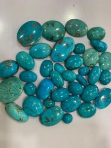 Turquoise Cuivrée de Qualité AAA, 100% Naturelle, pour la Fabrication de Bijoux, Cabochons, Lot de Pierres Précieuses en Vrac, Turquoise Faite à la Main - Product Image 5