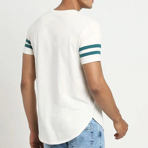 Camisetas de Hombre, Casuales, Deportivas, de Verano, de Manga Corta, de Algodón Tejido, Estampadas, con Patrón en Relieve, Transpirables - Product Image 4