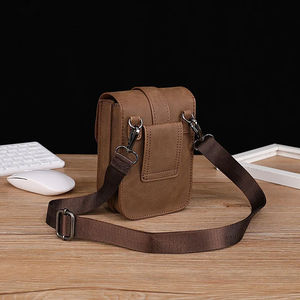 Bolso Bandolera Mini de Cuero PU Vintage, Impermeable y Ligero, para Uso Diario, Negocios y Viajes - Product Image 2