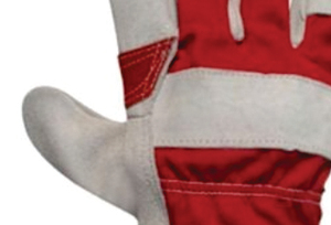 Premium Grade Double Palm Leather <b>Fire</b>-Proof Anti-Slip Safety Gloves EN420 Heavy Duty Labor Protection Industrial Construction - Product Image 3