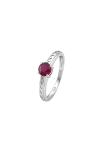 Anillo de Zafiro Azul en Plata de Ley 92.5 KLSR-11828 - Product Image 4