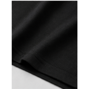 <b>Womens</b> <b>Black</b> Scoop Neck Bell Elbow Sleeve Relaxed Fit T <b>Shirt</b> WTS-0086 - Product Image 6