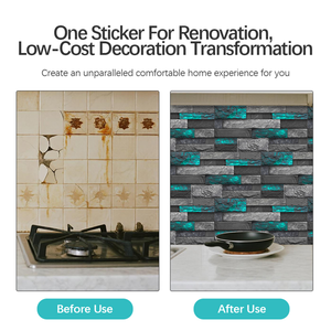 Carta da parati moderna in pietra di marmo verde e Stick adesivo adesivo da parete rimovibile per la decorazione domestica materiale in PVC - Product Image 1