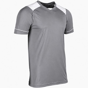 เสื้อฟุตบอลคอวีสีแดงสำหรับผู้ชาย แขนสั้น ผ้าโพลีเอสเตอร์ ระบายเหงื่อได้ดี ชุดยูนิฟอร์มทุกฤดูกาล สำหรับผู้ใหญ่ ทรงปกติ - Product Image 4