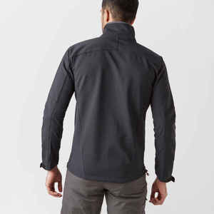 Plain Color Block Hooded Waterproof Windbreaker Jacket Unisex Custom Logo Outdoor Hiking Softshell Track Jacket <b>Men</b> - Product Image 5