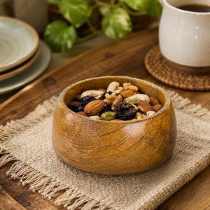 Bol à salade en bois, vente en gros, écologique, fait main, moderne, FAIZA CRAFT, plat de service pour fruits pour les fêtes - Product Image 6