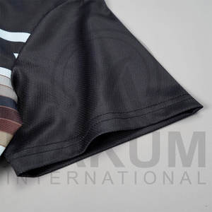 New Casual Half Zip Short Sleeve Shorts for Men Gym Workout Active Wear Sport <b>Set</b> Breathable for Spring Season - Product Image 6