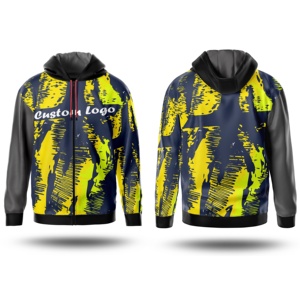 Sudaderas con Capucha de Alta Calidad, Personalizadas con Logotipo Bordado, Impresión Digital por Sublimación, Cierre de Cremallera, Unisex, Invierno, 100% Algodón Felpa - Product Image 3