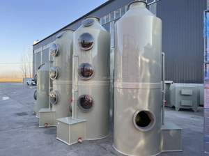 Depurador de Aire Industrial Económico Nuevo de PP, Torre de Pulverización Ciclónica, Motor, Eficiencia de Purificación del 99%, Maquinaria de Eliminación de Gases, Personalizable - Product Image 2