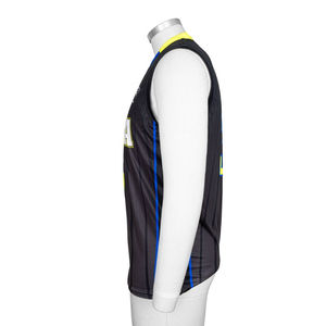 Maillot de basketball personnalisé blanc, jaune dégradé et noir, uniforme 2026, kit d'équipe 2025 entièrement sublimé, vêtements de sport professionnels - Product Image 5