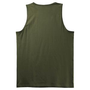 Camiseta sin mangas para hombre, color verde oliva, cuello redondo, color sólido, informal, tejida, ligera, transpirable, ajuste cómodo - Product Image 5