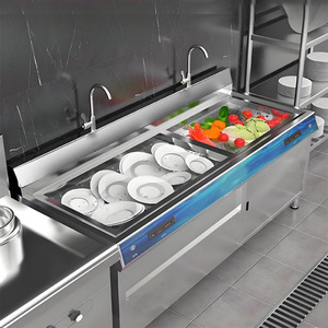 Equipo de Cocina Central para Restaurantes: <span class=keywords><strong>Lavavajillas</strong></span> Ultrasónico Comercial Económico para Sanitización y Remojo de Platos - Product Image 5