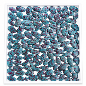 Pierre précieuse naturelle de haute qualité en vrac, prix de gros, rubis, cyanite, cabochon, formes variées, bleu, rouge, Rida Creations pour bijoux - Product Image 1