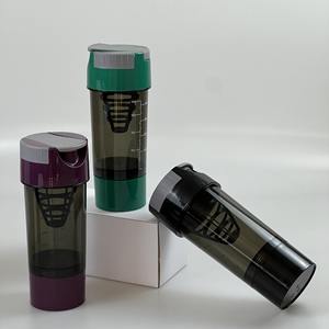 Bouteille en plastique de 600 ml avec infuseur à thé, étanche, écologique, réutilisable pour la salle de sport, le camping, le sport et la voiture - Product Image 5