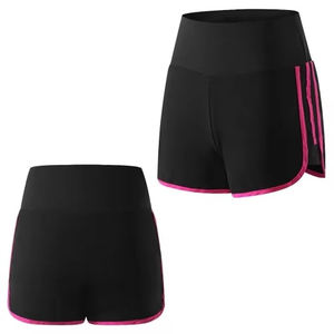 Shorts Deportivos para Mujer, Elásticos en 2 Direcciones, para Yoga, Cintura Media, Cómodos, Casuales, Personalizados, para Gimnasio, Fitness, Sin Costuras - Product Image 1